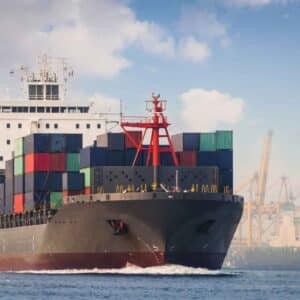 Picture of a ship. Ocean freight is another mode of transportation.